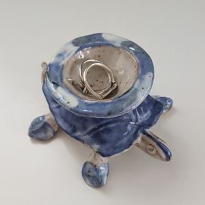 💙4/20 Ceramic Turtle With Dish